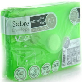 FRAGA IMPORT, S.L. Sobres A7 V-Lock con Velcro Color Verde