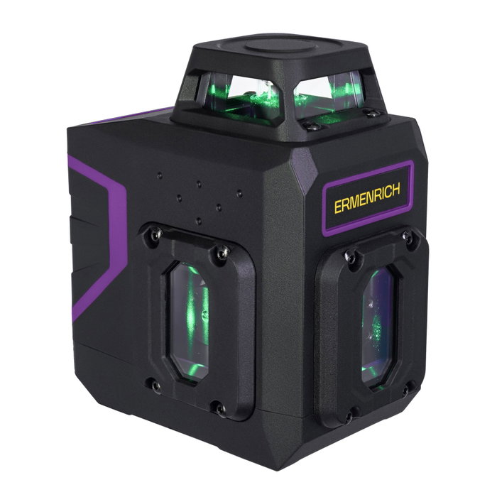 Ermenrich LV20 PRO Nivel láser verde de 6 líneas