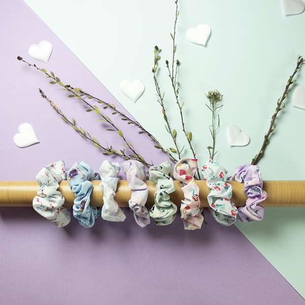 Cerdá Accesorios Pelo Coletero De Tela 5 Piezas Princess Multicolor