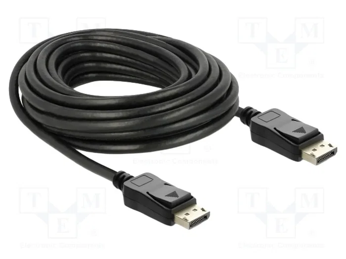 DeLOCK Cable DisplayPort 1.2 de 7 m, 4K 60 Hz, Macho a Macho, Negro DeLOCK Cable DisplayPort 1.2 de 7 m, 4K 60 Hz, Macho a Macho, Negro