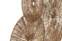 DKD Home Decor Decoración de pared de yute y metal Natural 114x1x46 cm
