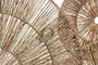 DKD Home Decor Decoración de pared de yute y metal Natural 114x1x46 cm
