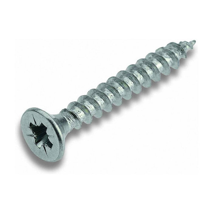 Cimco. Werkzeuge 190055 Tornillo de Metal Galvanizado para Placas de Fibra, Cabeza Plana, Rosca Completa Cimco. Werkzeuge 190055 Tornillo de Metal Galvanizado para Placas de Fibra, Cabeza Plana, Rosca Completa