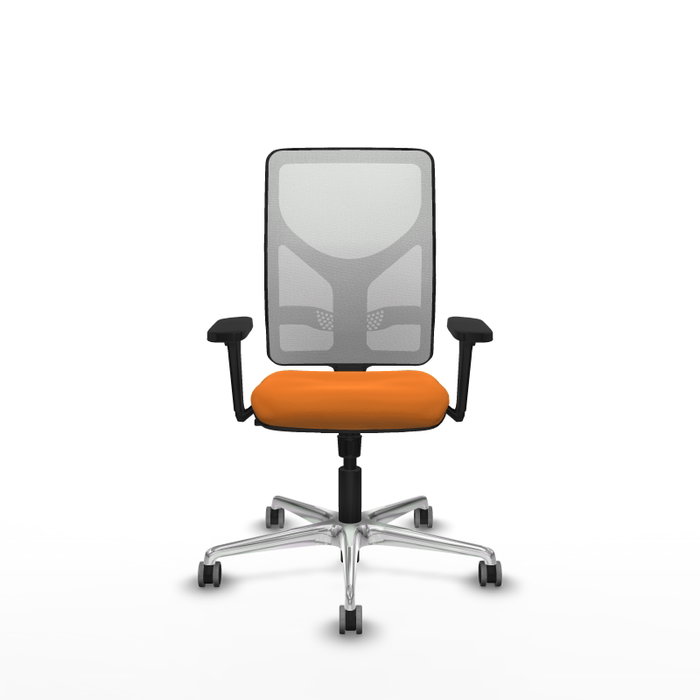 PIQUERAS Y CRESPO Silla de oficina Motilla con Mecanismo Sincro, Naranja y Blanco PIQUERAS Y CRESPO Silla de oficina Motilla con Mecanismo Sincro, Naranja y Blanco