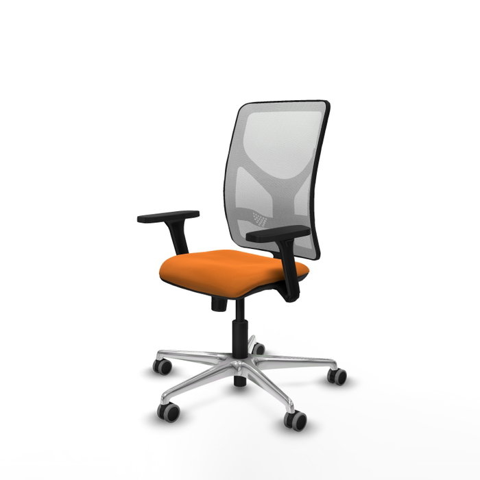 PIQUERAS Y CRESPO Silla de oficina Motilla con Mecanismo Sincro, Naranja y Blanco PIQUERAS Y CRESPO Silla de oficina Motilla con Mecanismo Sincro, Naranja y Blanco
