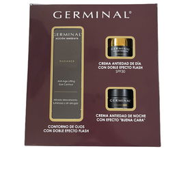 Germinal Contorno de Ojos Acción Inmediata Radiance Lote Set Cosmética Facial 3 Piezas