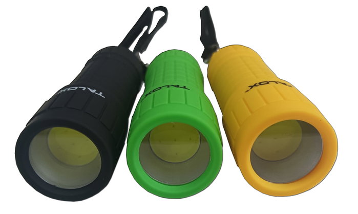 TALOX Expositor 12 Linternas Colores Surtidos Mini LED 1 W
