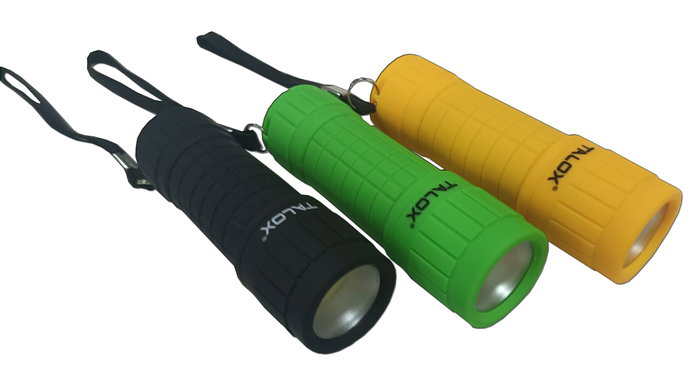 TALOX Expositor 12 Linternas Colores Surtidos Mini LED 1 W