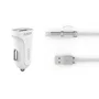 Auto T Kit de cargador AUTO-T 12 / 24V + cable micro-USB / iPhone 2 en 1