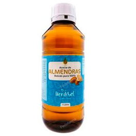 HERDIBEL Aceite de Almendras 100% Puro Corporal 1 Litro