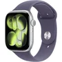 Apple Watch Series 11 GPS + Cellular 46 mm - Aluminio Plateado - Correa Deportiva Morado Niebla S/M