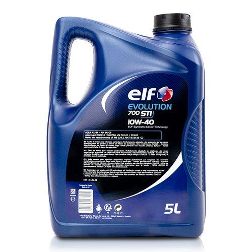 Elf Evo 700 Seti 10W40 5L Aceite Semisintético para Motores Gasolina y Diésel