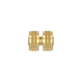 SATURNIA Reparador de Latón para Mangueras 1/2 pulgada, Blíster 1 pieza