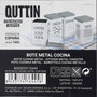 Quttin Bote de Metal para Cocina con Diseño Coffee (12 Unidades)