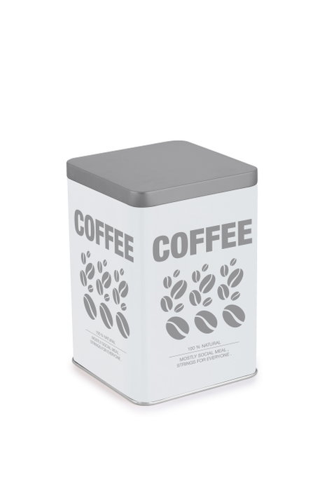 Quttin Bote de Metal para Cocina con Diseño Coffee (12 Unidades)