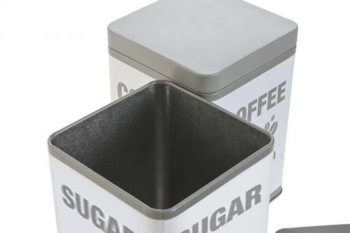 Quttin Bote de Metal para Cocina con Diseño Coffee (12 Unidades)