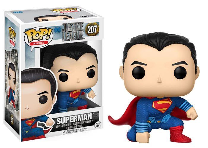 Funko Figura POP! Justice League Movie Superman (Landing Pose) 9 cm