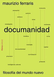 Documanidad, Maurizio Ferraris - ALIANZA