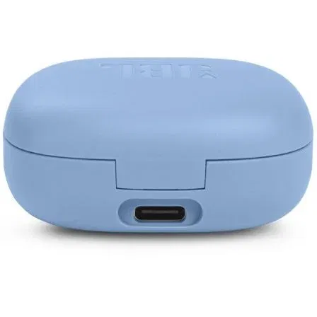 JBL Auriculares Bluetooth Vibe Flex con Estuche de Carga, Autonomía 8h, Carga Rápida, Azul