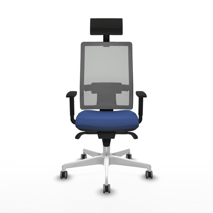 PIQUERAS Y CRESPO Silla de oficina Horna Azul marino con mecanismo Sincro PIQUERAS Y CRESPO Silla de oficina Horna Azul marino con mecanismo Sincro