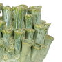 Jarrón Verde Cerámica Decoración 29 X 29 X 33 cm