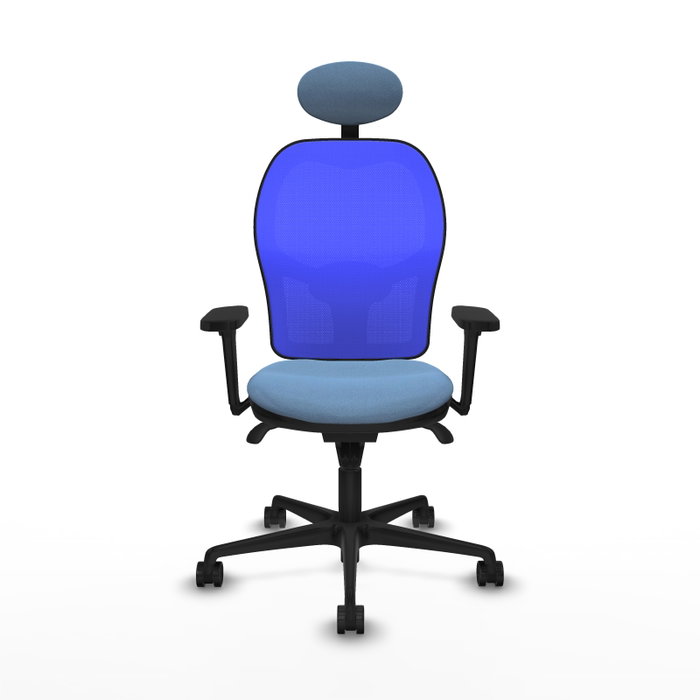 PIQUERAS Y CRESPO Silla de oficina Jorquera Azul con Brazos 3D PIQUERAS Y CRESPO Silla de oficina Jorquera Azul con Brazos 3D