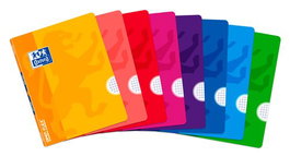 Libreta Grapada Oxford School Openflex A5 48H Cuadric.4X4 Col.Sur.(7) (Set de 10)