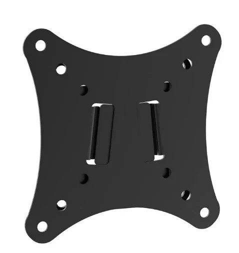 Approx Soporte de TV appST00 para pantallas de 10" a 25", montaje en pared fijo, VESA 100x100, 75x75, 50x50, carga máxima 15 kg, perfil bajo 14mm, color Negro