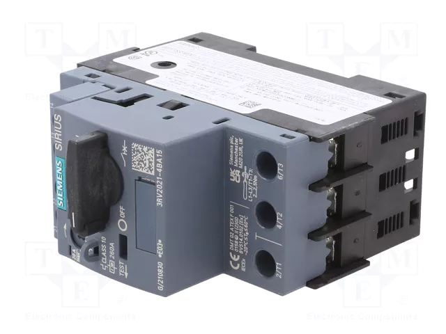 SIEMENS 3RV2021-4BA15 Interruptor motorizado 7,5kW S0