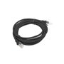 LANBERG Patch cord Cat 6 U/UTP 3m Negro (Pack de 10 unidades)