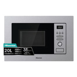 Microondas con Grill Hisense BIM320G41X 800 W 20 L Acero