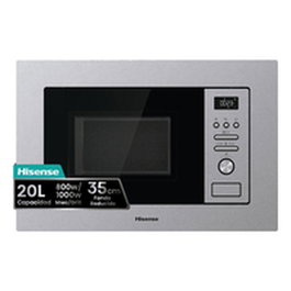 Microondas con Grill Hisense BIM320G41X 800 W 20 L Acero