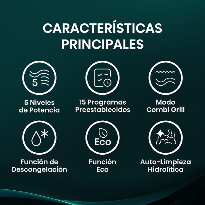 Microondas con Grill Hisense BIM320G41X 800 W 20 L Acero