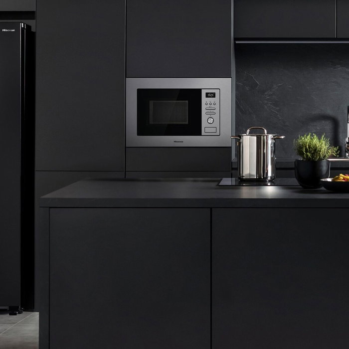 Microondas con Grill Hisense BIM320G41X 800 W 20 L Acero