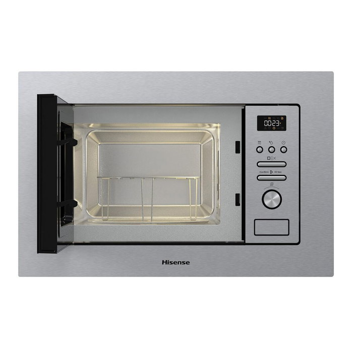 Microondas con Grill Hisense BIM320G41X 800 W 20 L Acero