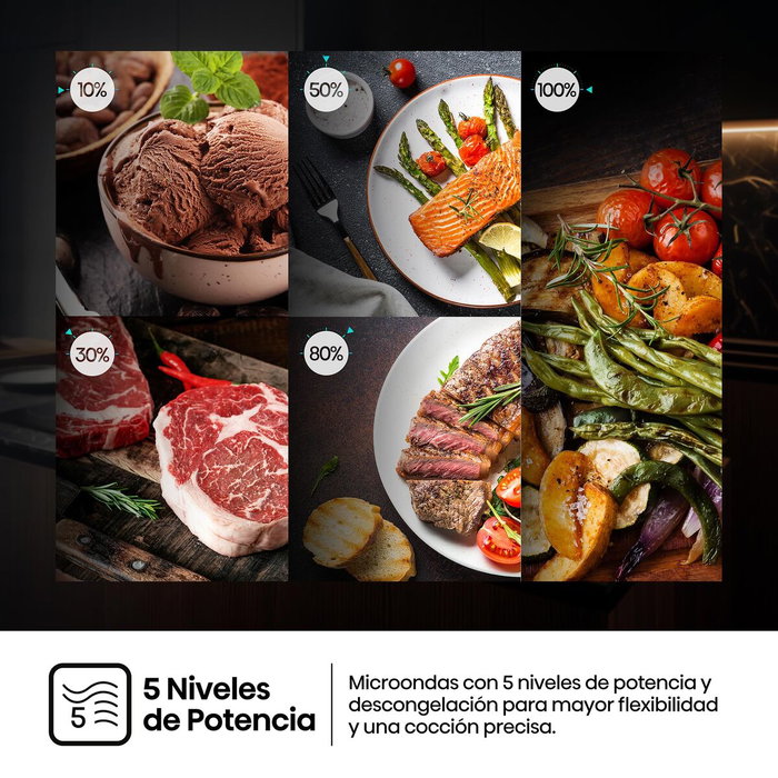 Microondas con Grill Hisense BIM320G41X 800 W 20 L Acero