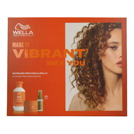 Wella Invigo Nutri-Enrich Pack Nutrición Profunda y Brillo Champú Mascarilla Aceite con Bayas de Goji Vitamina E Ácido Oleico Pantenol Cabello Seco Dañado