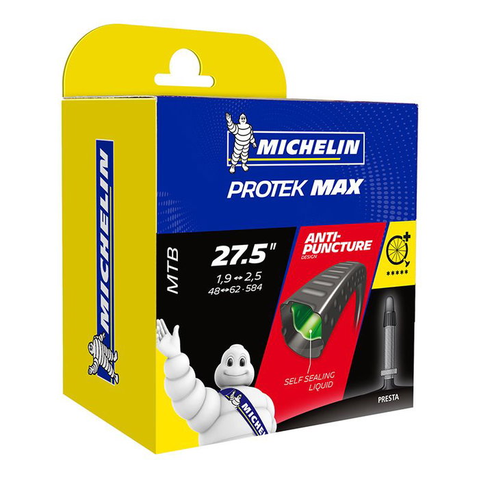 Michelin Cámara Protek Max ERTRO 47/61-584 27.5x1.75-2.35" Autosellante Antipinchazos Michelin Cámara Protek Max ERTRO 47/61-584 27.5x1.75-2.35" Autosellante Antipinchazos