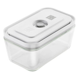 Zwilling Fresh&Save Vacuum Box M de Vidrio, 0,9 L, Gris y Transparente