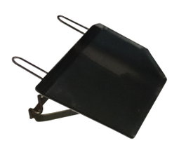 Plancha asar giratoria de acero 4 mm para chimenea de 60 x 50 cm