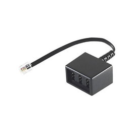 S-Impuls Adaptador Western-Steck RJ11 (6/4) a toma TAE-NFN de 0,1 m