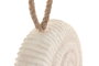 DKD Home Decor Sujetapuertas de Cemento Caracola Blanco
