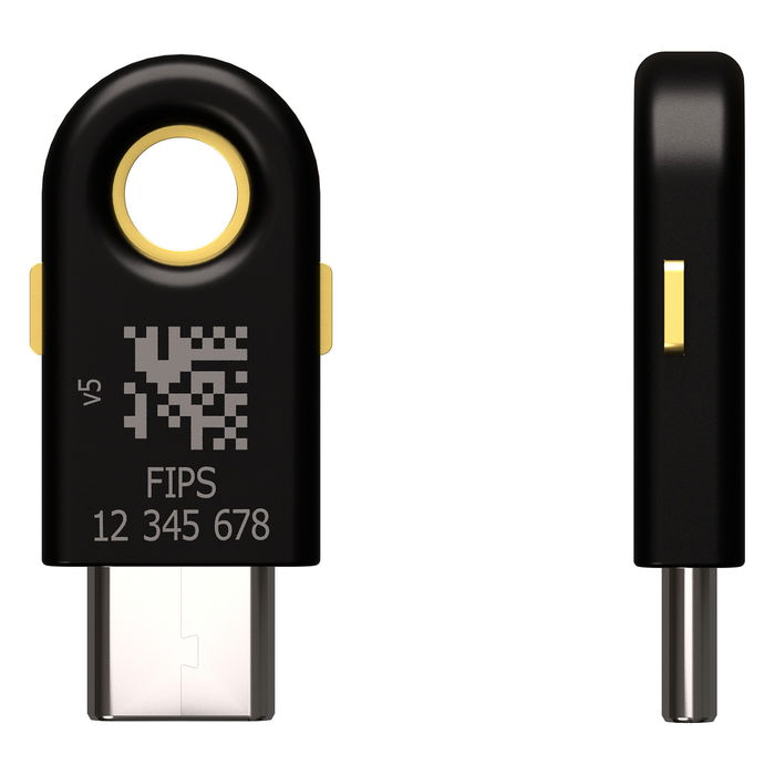 Yubico YubiKey 5C FIPS Llave de Seguridad USB-C, FIPS 140-2, U2F, Negro, Fibra de Vidrio Yubico YubiKey 5C FIPS Llave de Seguridad USB-C, FIPS 140-2, U2F, Negro, Fibra de Vidrio
