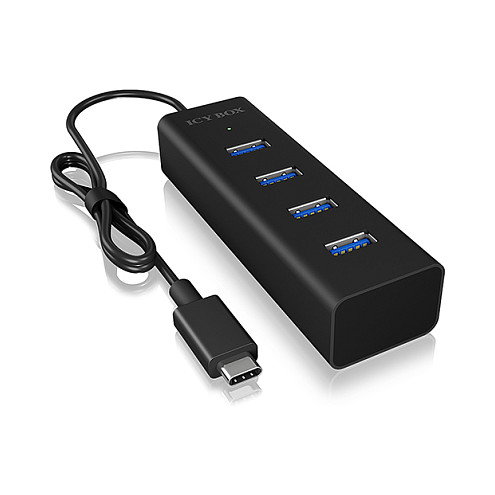 ICY BOX IB-HUB1409-C3 USB-C Hub de 4 puertos USB 3.2 Gen 1 ICY BOX IB-HUB1409-C3 USB-C Hub de 4 puertos USB 3.2 Gen 1