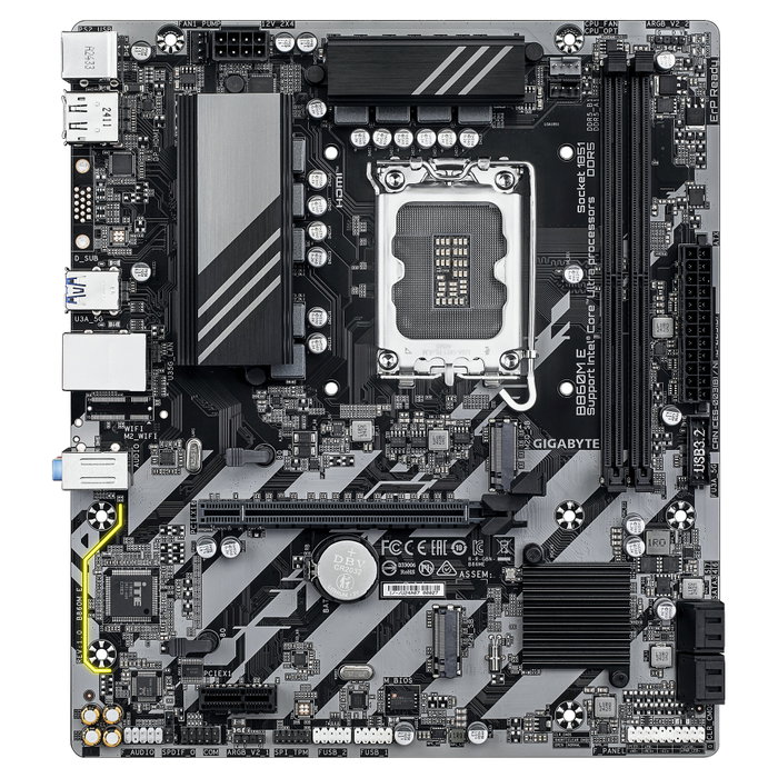 Gigabyte B860M E Placa Base LGA 1851 DDR5 Micro ATX Gigabyte B860M E Placa Base LGA 1851 DDR5 Micro ATX