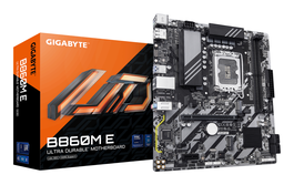 GIGABYTE Placa Base B860M E, Intel LGA 1851, para Intel Core Ultra, Chipset Intel B860, Micro ATX, DDR5 8800MHz (OC), 2x M.2 PCIe 4.0, GbE LAN