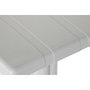 DKD Home Decor Mesa de Metal y PP Reciclado Gris 70x70x75 cm