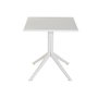 DKD Home Decor Mesa de Metal y PP Reciclado Gris 70x70x75 cm