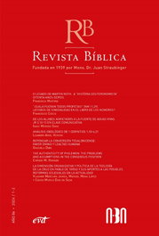 VERBO DIVINO, Revista bíblica:año 86/3-4