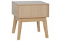 DKD Home Decor Mesita de Noche Scandi Natural 36 x 49 x 45 cm